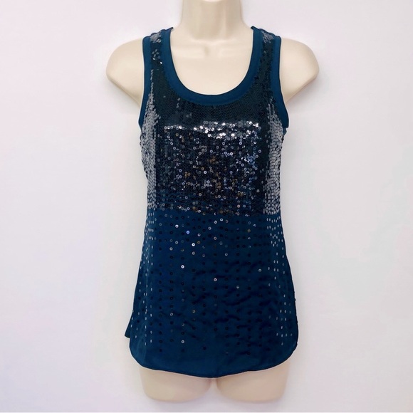 The Limited Navy Sequin Tank Top - Picture 16 of 16